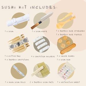 L'ensemble d'outils de bricolage pour la fabrication de <span class=keywords><strong>sushis</strong></span> comprend une assiette en bambou et une cuillère à rouler pour les <span class=keywords><strong>sushis</strong></span> faits <span class=keywords><strong>maison</strong></span> - Product Image 2