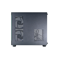 Boîtier de jeu d'ordinateur M-ATX châssis ARGB OEM avec fenêtre en verre boîtier PC de bureau HD Audio USB3.0 ordinateur en verre trempé