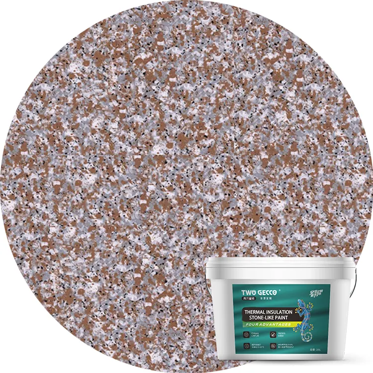 Good Weather Resistant Performance Texture Imitation Real Stone Exterior Wall Paint