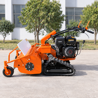 Antspower Tondeuse à fléaux de 700 mm avec chenilles, débroussailleuse manuelle pour l'agriculture et le jardinage, idéale pour la coupe des mauvaises herbes