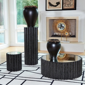 Table d'appoint en bois minimaliste moderne, portable et multifonctionnelle, pour chambre à coucher et coin repas, avec rangement - Product Image 2
