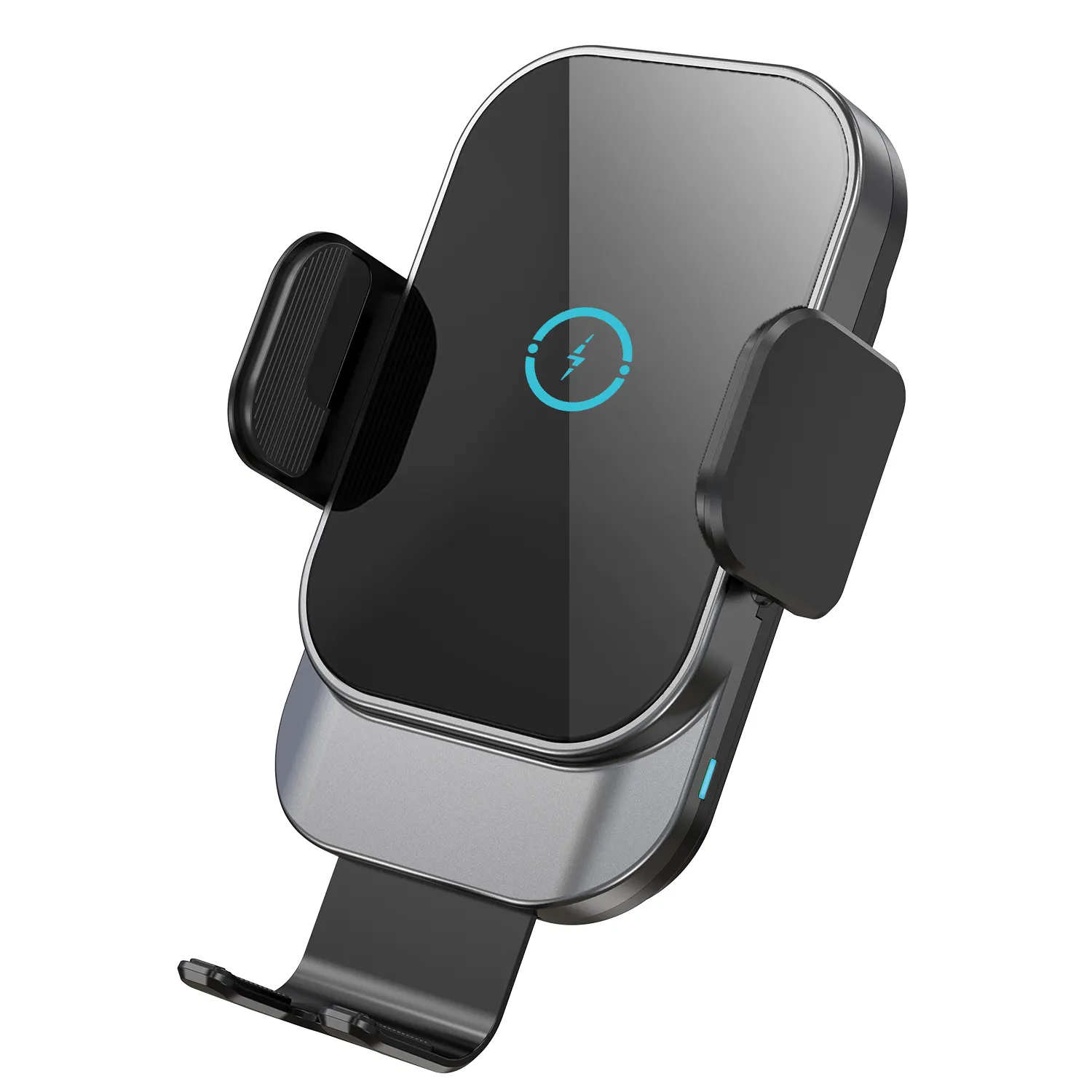 Cargador de coche inalámbrico con sensor inteligente Cargador inalámbrico rápido de 15W Soporte de coche Soporte de teléfono de sujeción automática
