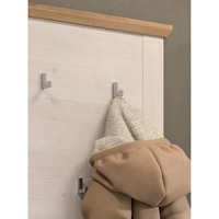 Fabricant de chêne blanc Ensemble de 4 arbres durables pour hall d'entrée avec étagères et tiroirs Tringle à vêtements Armoire à chaussures Banc à chaussures