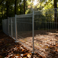 Panneaux de clôture soudés galvanisés de calibre 14 de calibre 65 6x6x75 5 populaires treillis métallique galvanisé enduit de PVC