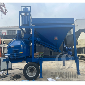 Máy trộn bê tông hành tinh hoàn toàn tự động di động 15m3/h sẵn sàng trộn bê tông di động hàng loạt nhà máy - Product Image 4