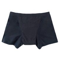 Culotte Hipster Femme en Coton, 4 Couches, Imperméable, Anti-fuite Latérale, Hygiénique, Grande Taille, Lavable et Réutilisable