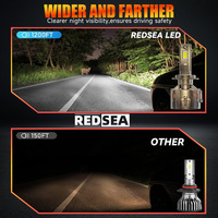 Ampoule de phare LED automobile Lompard R33 30000lm 300W 5080 CSP H7 Canbus haute puissance 12V nouvelle 6000K compatible universel