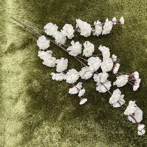Long Branch Lagerstroemia Artificial Silk White Flower Arrangements For Hotels