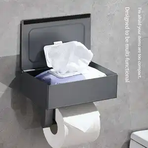सस्ते बाथरूम सहायक उपकरण स्टेनलेस स्टील दीवार पर लगे टिशू टॉयलेट पेपर तौलिया रोल धारक