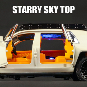 Modèle <span class=keywords><strong>de</strong></span> voiture <span class=keywords><strong>de</strong></span> sport Phantom 6X6 à l'échelle 1:32 <span class=keywords><strong>de</strong></span> haute qualité avec <span class=keywords><strong>toit</strong></span> étoilé, en métal moulé sous pression, haute simulation, collection classique, décoration - Product Image 5