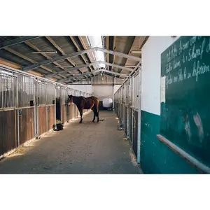 Steel structure frame prefabricated horse stables prices