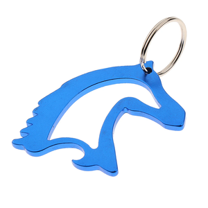 Sáng Tạo Kim Loại Động Vật Mở Chai Xách Tay Hợp Kim Nhôm Đầu Ngựa Mô Hình Mở Chai Với Vòng Chìa Khóa Keychain - Product Image 3
