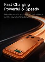 Batterie externe portable magnétique sans fil 5000mAh/10000mAh avec support de téléphone Type-C à charge rapide 20W pour iPhone 17 Pro Max