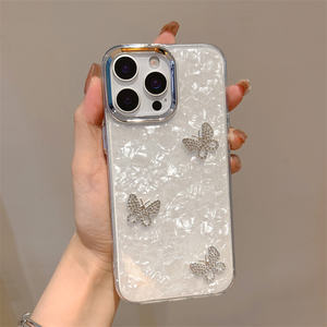 L'arc luxueux et à la mode à <span class=keywords><strong>motif</strong></span> de coquille convient aux étuis de téléphone Gel IPhone17Promax <span class=keywords><strong>iPhone</strong></span> 16 main 15 14 13 12 - Product Image 4