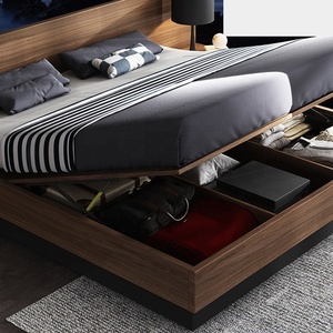 Camas de Madera King Size para Dormitorio, Diseño Minimalista y Elegante para Adultos, Muebles de Almacenamiento Personalizados al por Mayor a Precios Económicos - Product Image 5