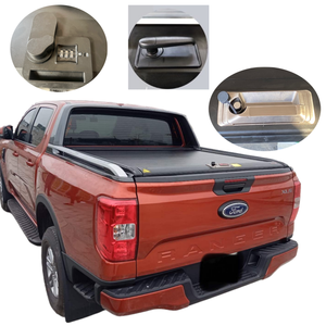 Couverture de benne de camion électrique en alliage d'aluminium, pliable et rétractable, pour Ford Ranger Sport <span class=keywords><strong>2022</strong></span> Ram, imperméable, sans perçage - Product Image 3