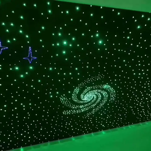 Panneau acoustique en fibre optique LED 7 couleurs personnalisé en feutre PET capacité d'absorption acoustique pour panneaux de <span class=keywords><strong>plafond</strong></span> étoiles filantes planètes - Product Image 3