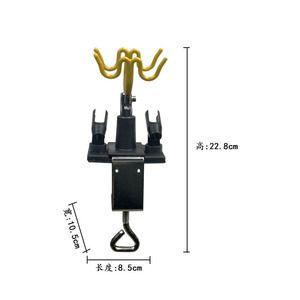 Porte-stylo de coloriage avec clip pour aérographe, réglage rotatif, support de rangement carré en plastique pour fournitures artistiques - Product Image 2