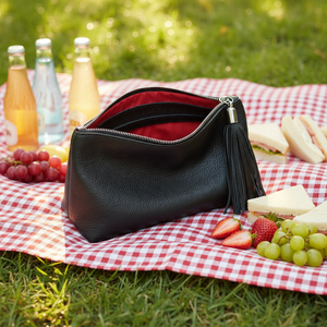 Borsa <span class=keywords><strong>da</strong></span> <span class=keywords><strong>Viaggio</strong></span> per Cosmetici Nera con Cerniera, Personalizzabile, Ecologica, Resistente, con Nappa, Portatile, per Esterni, per Ragazze - Vendita all'Ingrosso - Product Image 3