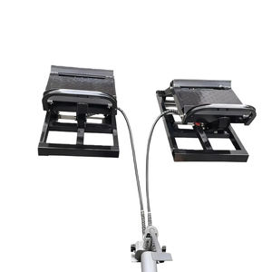 Pont élévateur hydraulique à deux colonnes en acier réglable, double vérin, capacité 3000 lb, portable, pour <span class=keywords><strong>garage</strong></span> et réparation automobile, certifié CE - Product Image 1