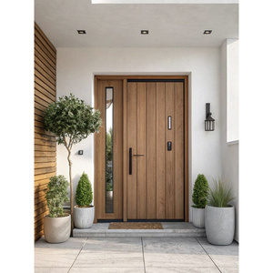 <span class=keywords><strong>Porte</strong></span> <span class=keywords><strong>d</strong></span>'<span class=keywords><strong>entrée</strong></span> moderne en <span class=keywords><strong>bois</strong></span> de chêne classique <span class=keywords><strong>avec</strong></span> double vitrage à <span class=keywords><strong>grille</strong></span> et joint <span class=keywords><strong>d</strong></span>'étanchéité résistant aux intempéries pour les maisons - Product Image 3
