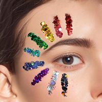 Gel Pailleté Liquide Iridescent Effet Glow-in-the-Dark pour Visage, Yeux et Corps – Idéal Maquillage de Fête et Fournitures de Soirée – Offre Spéciale