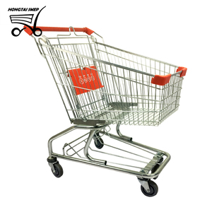 अमेरिकी भारी ड्यूटी पहिएदार ट्राली खरीदारी की टोकरी के साथ कुर्सी थोक - Product Image 4