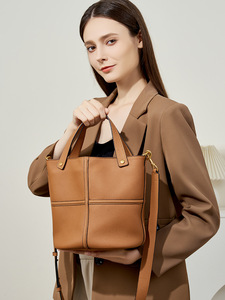 Nouveautés : sacs fourre-tout en cuir pour femmes, style coréen, sacs fourre-tout en cuir de créateur, sacs en cuir véritable pour femmes, sac à bandoulière - Product Image 1