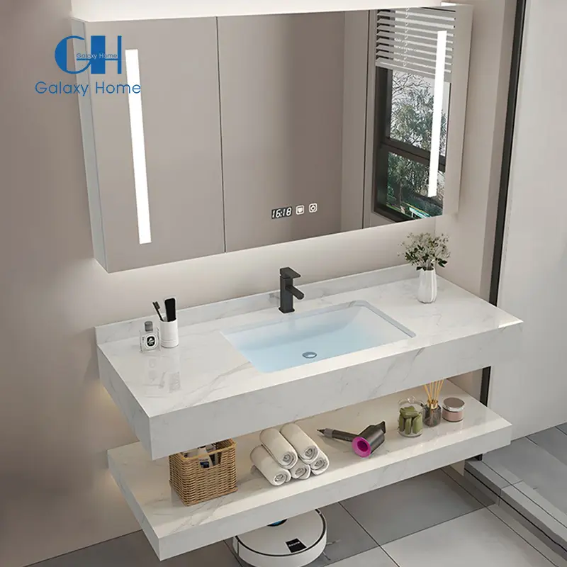 Mới đến duy nhất với bồn rửa tam giác Vanity ánh sáng đồ đạc phòng tắm vanities tủ trong phòng khách