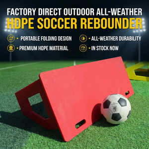 Rebotador de Fútbol Ajustable con Inclinación, Tablero de Práctica de Fútbol de Plástico para Pases - Product Image 2
