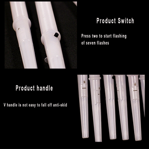 LED kẹo bông ánh sáng nón đầy màu sắc phát sáng Marshmallow Cone <span class=keywords><strong>Stick</strong></span> Đảng ủng hộ Cung cấp nhấp nháy màu sắc - Product Image 5