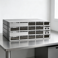 Switch Jaringan 3-Lapisan Seri C9300 dengan 24 Port UPOE Gigabit, Model C9300-24U-E, C9300-24U-A, C9300-24UX-E, C9300-24UX-A