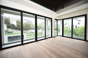 La <span class=keywords><strong>puerta</strong></span> corredera de aluminio de bolsillo de gama alta desaparece en la pared Exterior de aleación de aluminio <span class=keywords><strong>Puerta</strong></span> de vista completa del patio - Product Image 2