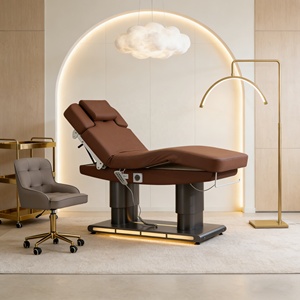 Table de massage professionnelle pour <span class=keywords><strong>spa</strong></span>, lit de <span class=keywords><strong>spa</strong></span> pour la tête, lit de soin du visage réglable pour les salons de beauté, équipement de <span class=keywords><strong>spa</strong></span> - Product Image 1