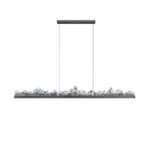 Lampe suspendue LED en acier inoxydable de taille moyenne, style européen, avec lumière blanc chaud, pour la maison, le hall d'hôtel, le salon et la chambre à coucher, AC - Product Image 3