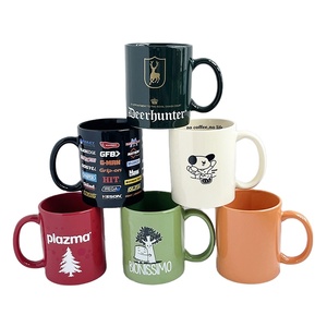 Tasse à café en céramique personnalisée, mug à thé en porcelaine fine avec grès, Taza pour Noël, tasses à logo en céramique - Product Image 5