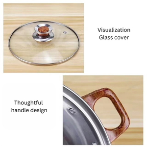 ชุดเครื่องครัวสแตนเลส <span class=keywords><strong>10</strong></span> ชิ้น ขายดี ชุดเครื่องครัวสแตนเลสกันสนิม หม้อหุงต้มแบบไม่ติดกระทะ - Product Image 6