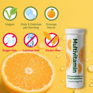 Tableta de vitamina C, tabletas de suplementos de salud para ayudar al sistema inmunológico para blanquear la piel, Protección corporal, mesa efervescente de vitamina C - Product Image 3