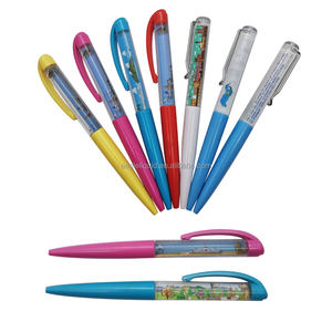 Stylo tranchant de la marque pour femmes, stylo flottant liquide en PVC, personnalisé - Product Image 5