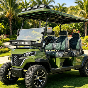 Carrito de Golf Eléctrico de 4 Plazas OEM de Carga Rápida y Largo Alcance para Reservas de Animales en África - Product Image 1