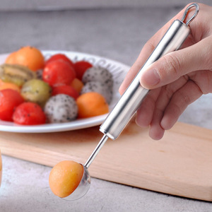 Fruit Scoop <b>Tool</b> 304 Stainless Steel Multi Purpose Watermelon Scoop Carving Knife Fruit Platter <b>Tool</b> - Product Image 1