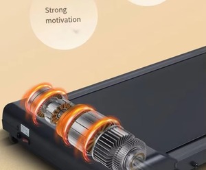 เครื่องวิ่งออกกำลังกายแบบพกพา OEM สำหรับใช้ในบ้าน <span class=keywords><strong>พ</strong></span>ับเก็บได้ <span class=keywords><strong>พ</strong></span>ร้อมหน้าจอ LED รีโมทคอนโทรล ปรับความชันได้ - Product Image 4