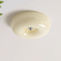 Plafonniers américains de style crème pour la chambre à coucher comprend un fer à spectre complet de style chinois français nordique simple de taille mini
