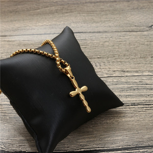 <b>Cross</b> Pendant Necklace Zinc Alloy Unisex Gift Jewelry Hip Hop Style - Product Image 4