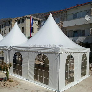 3X3M 4X4M 5X5M struttura in lega di alluminio bianco tenda a baldacchino Pagoda per la vendita - Product Image 4
