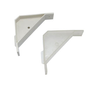 90 Degree <strong>Plastic</strong> <strong>Corner</strong> <strong>Bracket</strong> L Shape Cabinet Connector Right Angle Shelf Support 110x51mm Modern Design for Bathroom Living - Product Image 6