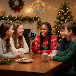 Jeux de fête, jouets pour enfants, jeux de nouveauté à thème rétro, divinatrice, posez une question, retournez la carte, répondez, boule magique 8 - Product Image 1