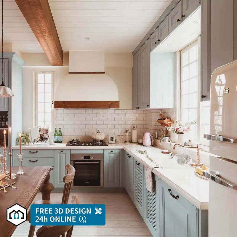 Home Decor Solid Wood Luxury Rta Custom Modern Design Kitchen Cabinets Design