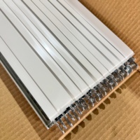 Plafond décoratif fendu t grilles de barre en t éclairage de grille de plafond suspendu bon prix panneau de faux plafond suspendu 2x4