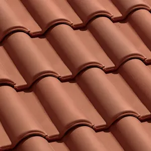 Gmart Hot Sale Farb beschichtete Beton dachziegel, umwelt freundliche spanische S Typ chinesische Keramik Solar Dachziegel Preis